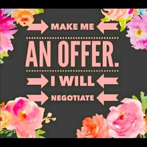 Reasonable offers WILL be accepted